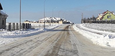 Silny wiatr, zawieje i zamiecie śnieżne w powiecie kolneńskim-50590