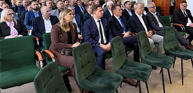 Starosta kolneński na spotkaniu w Piszu