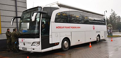 Ambulans do pobierania krwi zaparkuje w Kolnie