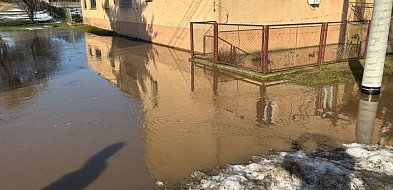 Kolneńscy strażacy zmagali się z konsekwencjami odwilży