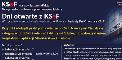 MF: w weekend w urzędach skarbowych odbywają się dni otwarte dot. KSeF