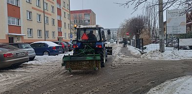 Kolneńskie służby korzystały dzisiaj z odwilży