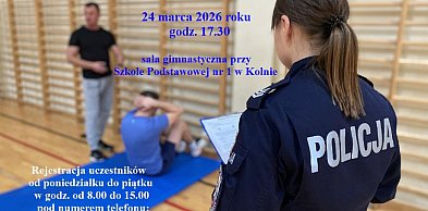 Próbny test sprawności fizycznej w Kolnie