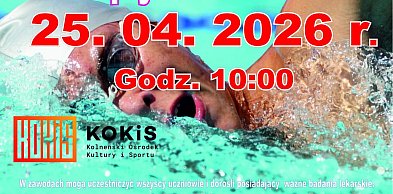 II Mistrzostwa Kolna w pływaniu 2026 (plakat)