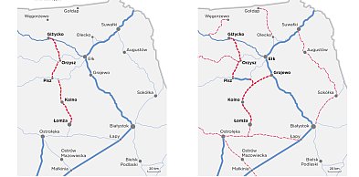 Kolej przez Kolno do Grajewa. Pisz „pominięty”