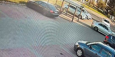 Całe zdarzenie pod sklepem w Kolnie zarejestrowała kamera