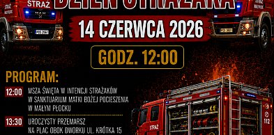 Gminny Dzień Strażaka w Małym Płocku (plakat)