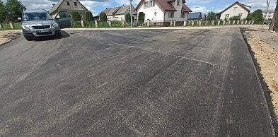 Tyszki-Wądołowo - droga z nową nawierzchnią