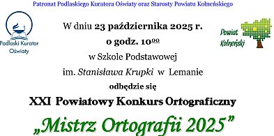 Konkurs ortograficzny (plakat)-48534