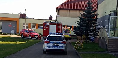 Ze szkoły w Lachowie ewakuowano około 200 osób-49151