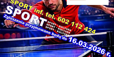 V Otwarte Mistrzostwa Kolna w Tenisie Stołowym (plakat)