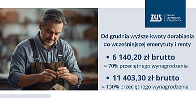 Od grudnia  wcześniejsi emeryci i renciści mogą...-49581