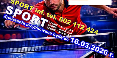 V Otwarte Mistrzostwa Kolna w Tenisie Stołowym (plakat)