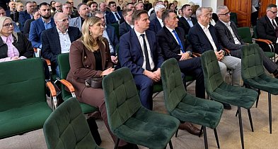 Starosta kolneński na spotkaniu w Piszu