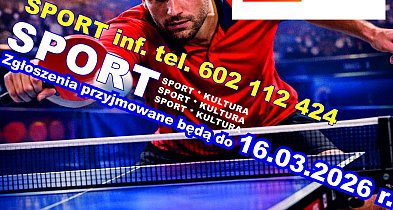 V Otwarte Mistrzostwa Kolna w Tenisie Stołowym (plakat)