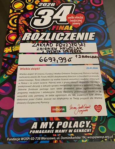 WOŚP w Kolnie: rekord salonu pobity