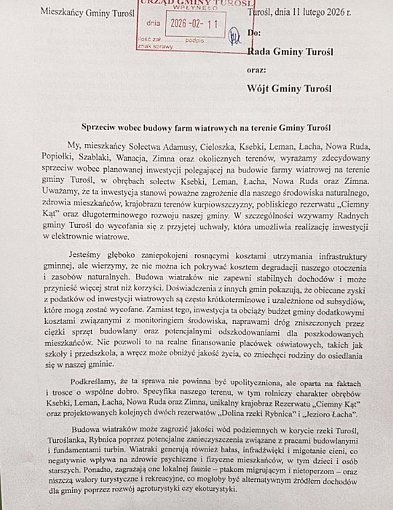Mieszkańcy gminy Turośl mówią „stop” – i mają ku temu powody