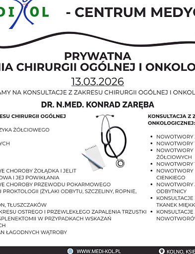 Nowa prywatna poradnia chirurgiczna w Kolnie