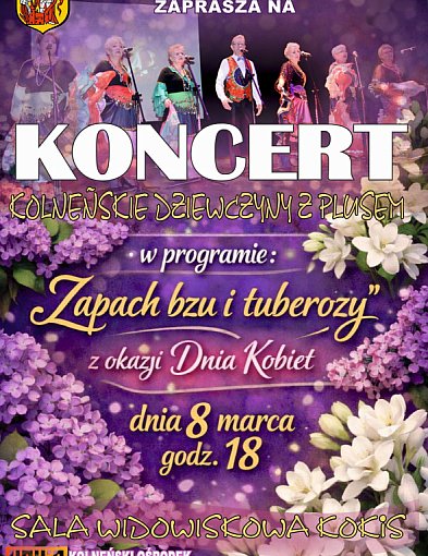 Kolno: Koncert z okazji Dnia Kobiet (plakat)