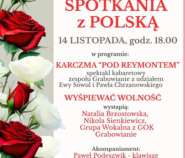 Spotkanie z Polską: spektakl kabaretowy w Grabowie (plakat)-49196