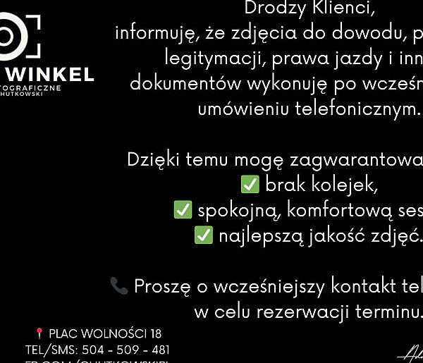 Kolno: Zdjęcia do dokumentów bez kolejek - 50370