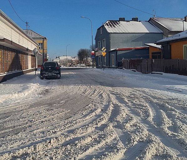 Trudne warunki na drogach. Zobacz zdjęcia z Kolna-50686