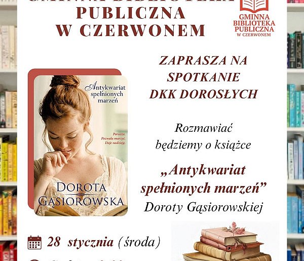 Czerwone: będą rozmawiać o książce