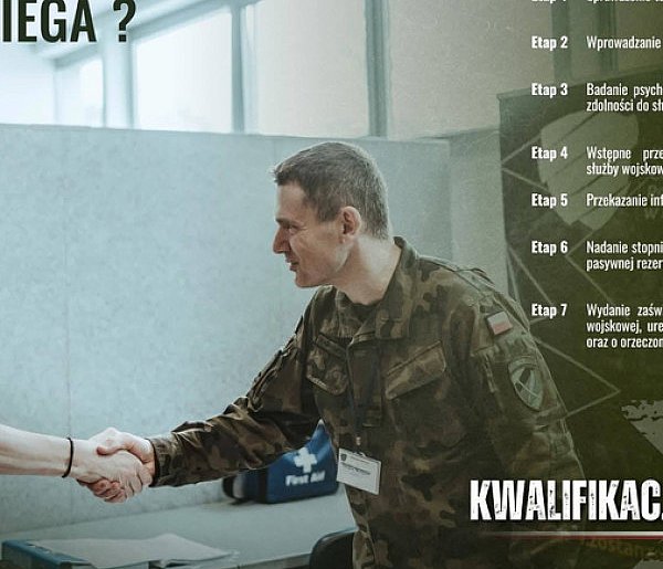Od poniedziałku rusza kwalifikacja wojskowa, która obejmie 235 tys. osób