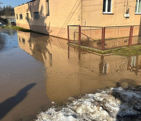 Kolneńscy strażacy zmagali się z konsekwencjami odwilży