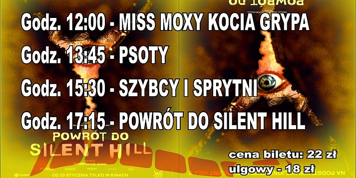 Nie warto  przegapić seansów