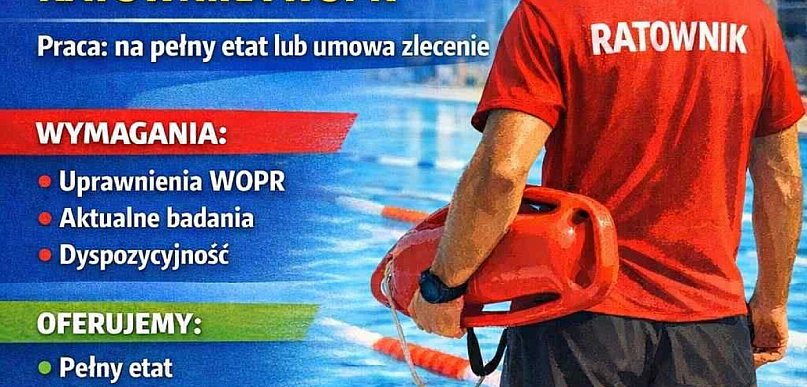 Kolneńska pływalnia zatrudni ratownika