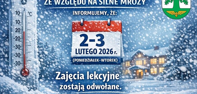 Niektóre szkoły w woj. podlaskim zawieszają zajęcia z powodu mrozu