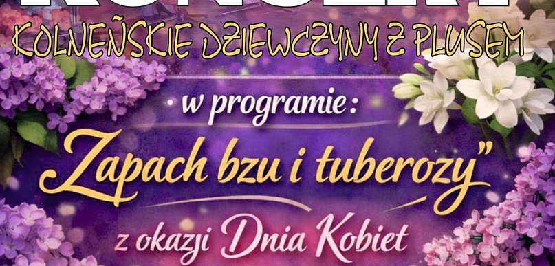 Kolno: Koncert z okazji Dnia Kobiet (plakat)