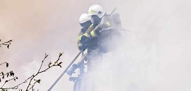 Pożar w Lemanie: palił się dom jednorodzinny