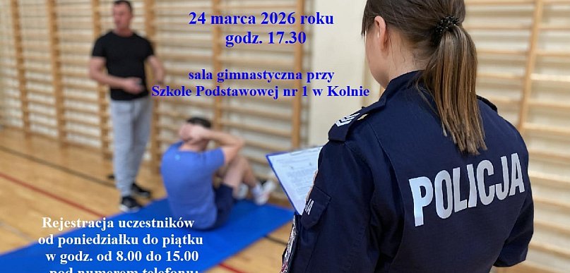 Próbny test sprawności fizycznej w Kolnie