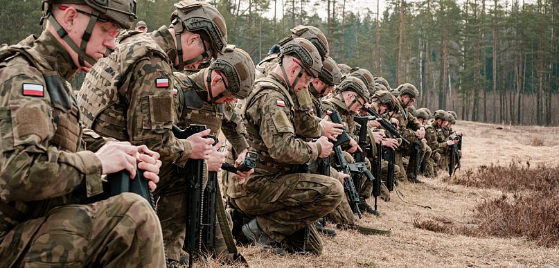 Szkolenie żołnierzy 2 Brygady Zmotoryzowanej Legionów