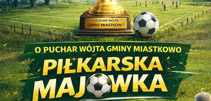 Majówka na sportowo w gminie Miastkowo!