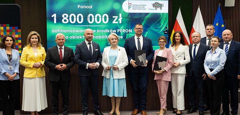 Ponad 1,8 mln zł z PFRON na dostępne szkoły, przedszkola i placówki opiekuńcze