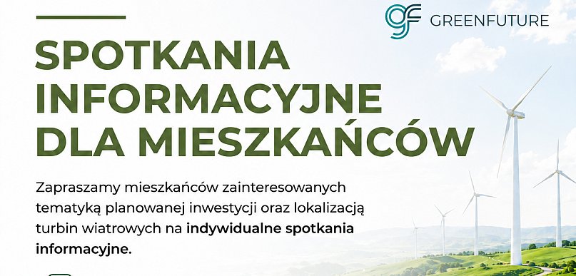 Wiatraki: spotkania z inwestorem w Okurowie i Filipkach Dużych