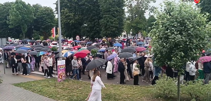 Materiał wideo z procesji Bożego Ciała w Kolnie