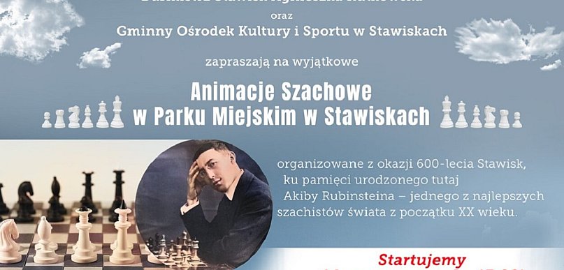 W Stawiskach odbędą się animacje szachowe (plakat)