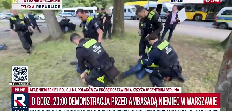 Działo się w Berlinie. Polacy zakuci w kajdanki