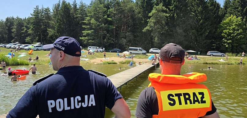 Służby patrolują akweny wodne na terenie powiatu kolneńskiego
