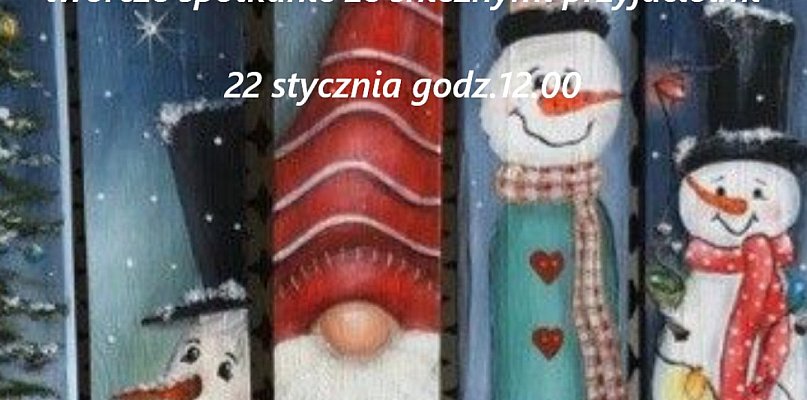 Zimowe warsztaty plastyczne (plakat) - 50947