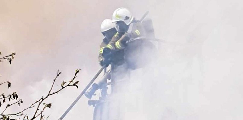 Pożar w Lemanie: palił się dom jednorodzinny
