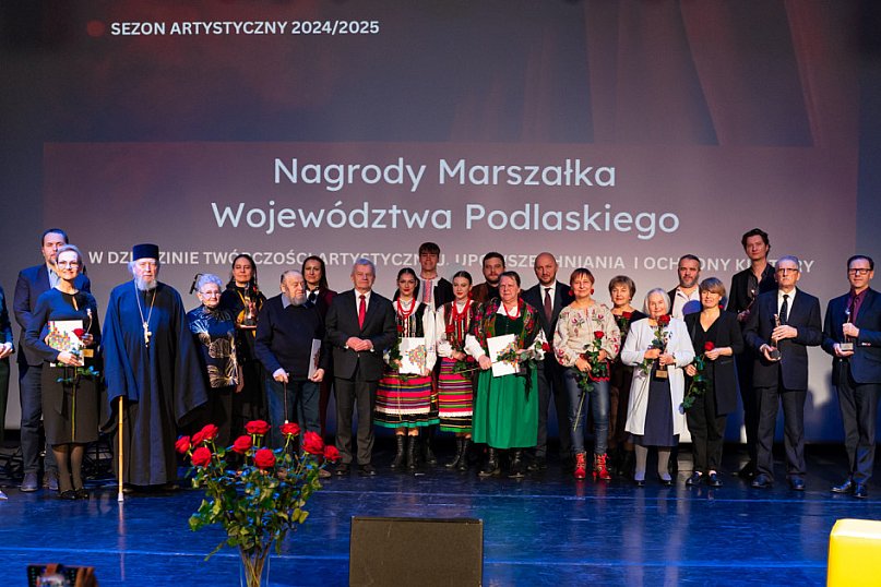 Nagrody Marszałka Województwa Podlaskiego 2024/2025 wręczone