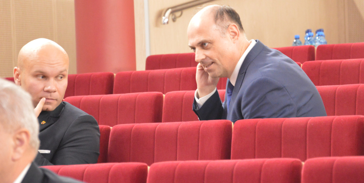Na zdjęciu Łukasz Piłat i Marcin Orłowski