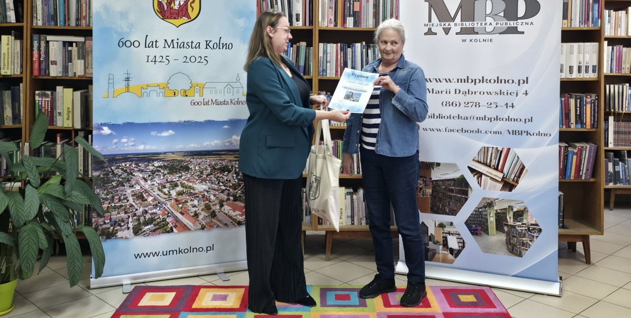Zwyciężczynią została Danuta Polkowska – autorka wiersza „Spacer ulicami Kolna” (Fot. MK)