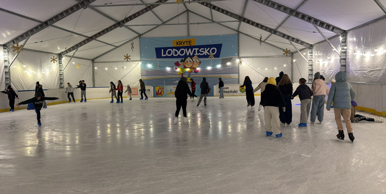 Kryte lodowisko w Kolnie