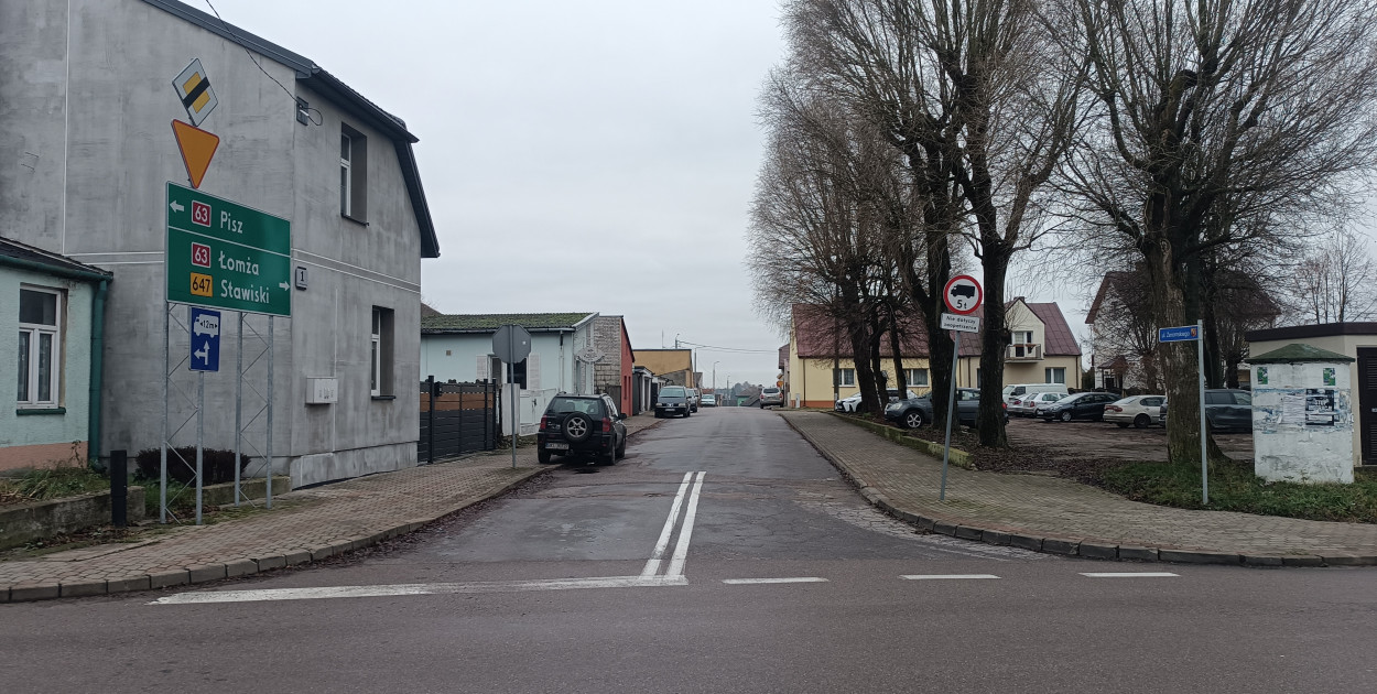 Ulica Żeromskiego w Kolnie 